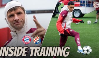 ecris un titre de vidéo en français à partir de celui ci : inside training: full focus on the premier class & dinamo zagreb! | ucl – matchday 1