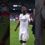 la réaction hilarante de vinicius devant les 6 minutes de temps additionnel !