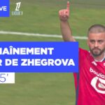 le but éclair de zhegrova qui propulse lille face à strasbourg en ligue 1 !