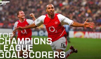 les 10 meilleurs buteurs d’arsenal en ligue des champions | henry, van persie, walcott & plus encore!