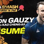 un spectacle exceptionnel avec simon gauzy (1/32 de finale du wtt china)