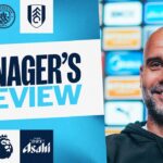 aperçu du manager : pep guardiola | man city vs fulham | premier league