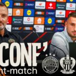 coups d’envoi à la conférence de presse du match ferencvaros – nice