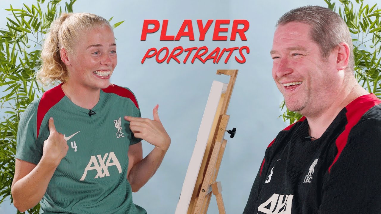 défi portraits de joueurs : art, football et management avec les féminines de liverpool fc