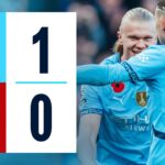 ecris un titre de vidéo en français à partir de celui ci : résumé! man city 1 0 southampton | city go top after haaland but sees off stubborn saints