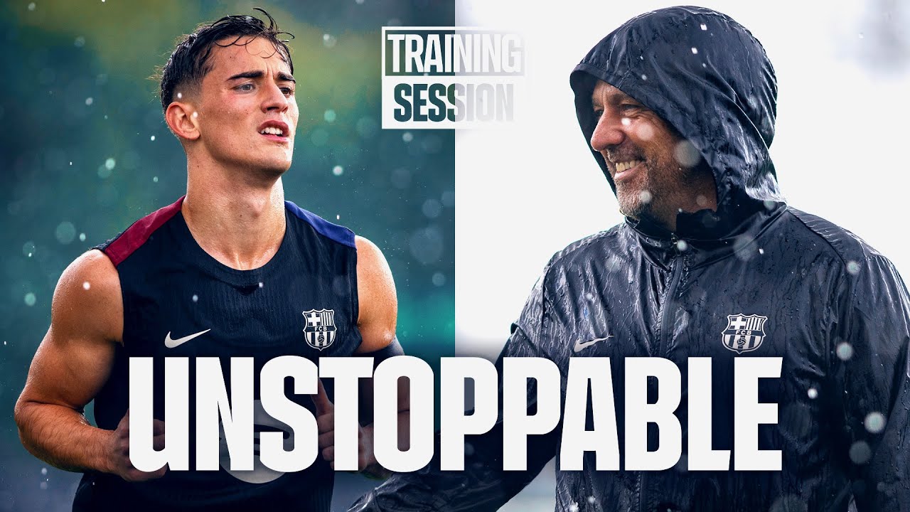 entraÎnement sous la pluie aprÈs une grande victoire en el clÁsico | fc barcelone 🔵🔴