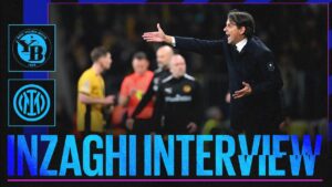 interview de simone inzaghi | young boys 0 1 inter | 🎙️⚫🔵