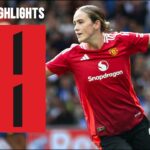 le but de grace clinton maintient manchester united invaincu ! 👊 | brighton 1 1 man utd | wsl