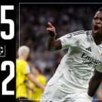 les meilleurs moments | real madrid 5 2 borussia dortmund | ligue des champions 2024/25