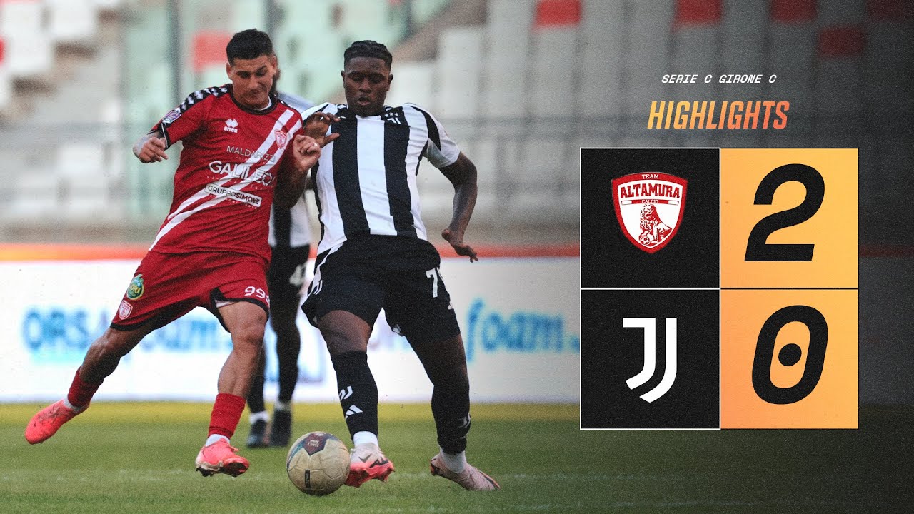 résumé du match | team altamura s’impose 2 0 face à juventus next gen en serie c