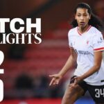 résumé : manchester united 2 0 liverpool fc féminines | défaite en league cup pour les reds