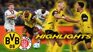 un monstre sur le terrain ! | bvb – fc st. pauli 2:1 | résumé des meilleurs moments