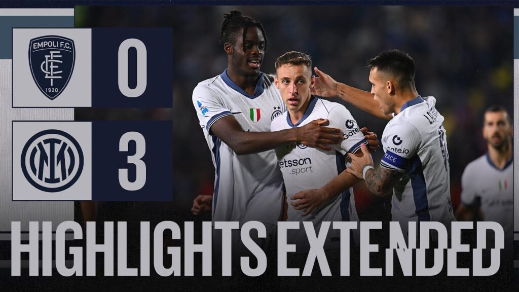 victoire de mercredi avec 3 points 🚀 | empoli 0 3 inter | temps forts en extension 📺⚫🔵