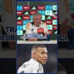 ancelotti réagit avec agacement à une question sur mbappé : ‘c’est moche de spéculer !’