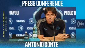 antonio conte : conférence de presse avant le choc inter – napoli