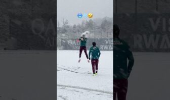 🤣 Arnau Tenas et João Neves : Retour en enfance sous la neige ! ❄️🥶