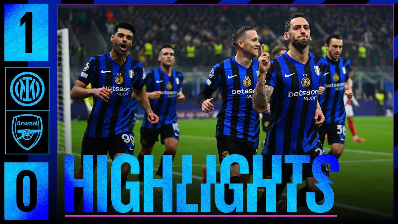 calha est de retour 😎 | inter 1 0 arsenal | rÉsumÉ | ldc 24 25 🖤💙