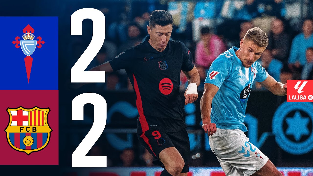 celta de vigo contre fc barcelona : un duel Épique en laliga 2024/25 !