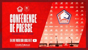 découvrez les déclarations des joueurs avant le match #loscsrfc en conférence de presse avec le crédit mutuel nord europe 🎙️