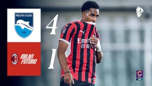 défaite des rossoneri à l’adriatico : pescara 4 1 milan futuro | résumé serie c