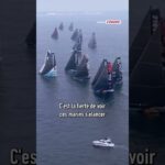 🌊 départ du vendée globe : les 40 skippers prennent la mer ! #vendéeglobe