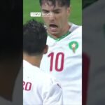 🎉 deux buts Éclair en 3 minutes pour brahim diaz avec le maroc ! #shorts