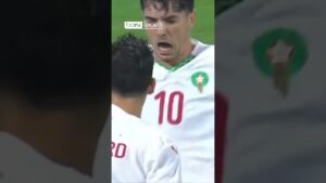 🎉 deux buts Éclair en 3 minutes pour brahim diaz avec le maroc ! #shorts