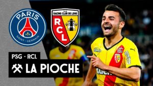 exploration des souvenirs du paris sg et du rc lens avec la pioche