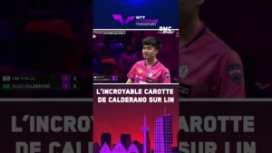 🏓🏓 la carotte Étonnante de calderano against lin : un match Épique ! 😈😳