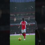 le talent de bukayo saka enflamme les supporters ❤️