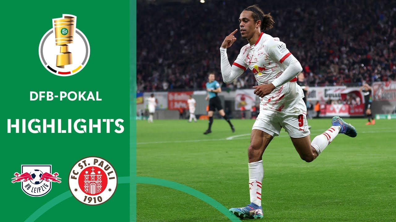 leipzig élimine courageusement st. pauli | rb leipzig vs. fc st. pauli 4 2 | moments forts | dfb pokal