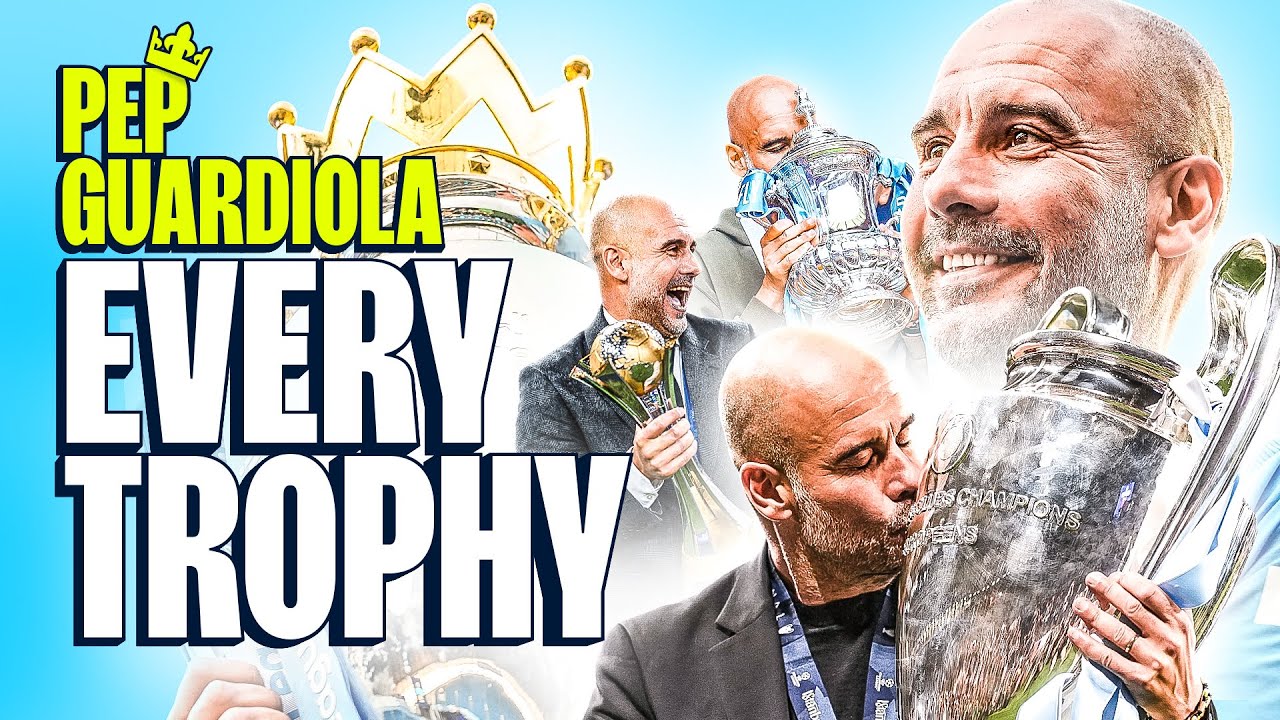 les 18 trophées de pep guardiola : le voyage continue