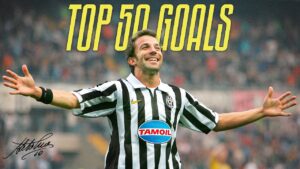 les 50 plus beaux buts d’alessandro del piero avec la juventus | joyeux 50ème anniversaire, légende !