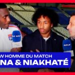 ol/asse : m. fofana, l’homme du match – interview exclusive avec m. niakhaté sur le bord du terrain