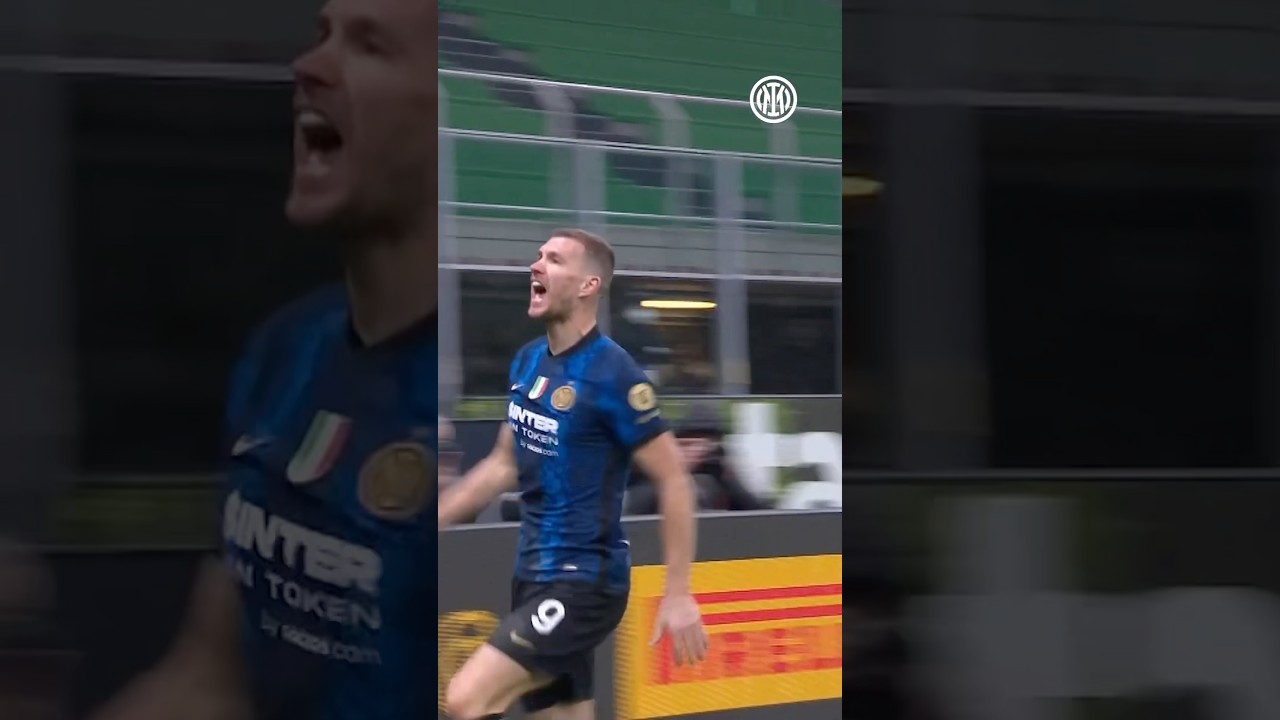 performance éblouissante de dzeko 💫🤩 #iminter #shorts