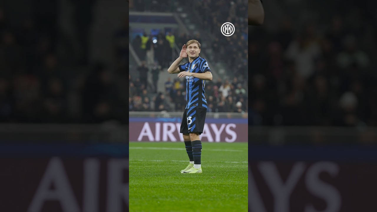 portant le numéro 23… nicolÒ barellaaa 🔊 #iminter #shorts