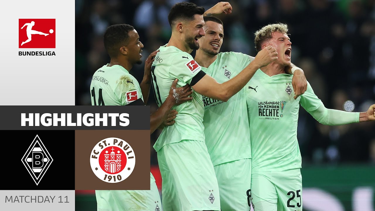 quatrième victoire consécutive à domicile ! | borussia m’gladbach 2 0 fc st. pauli | journée 11 – bundesliga 24/25