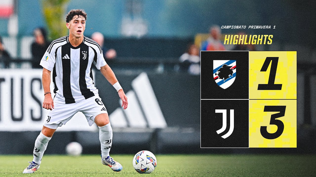 résumé du match : sampdoria vs juventus – journée 12 de la primavera 1