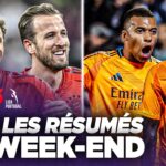 résumé du week end : mbappé et le real en promenade, kane frappe fort ! (23 24 novembre)