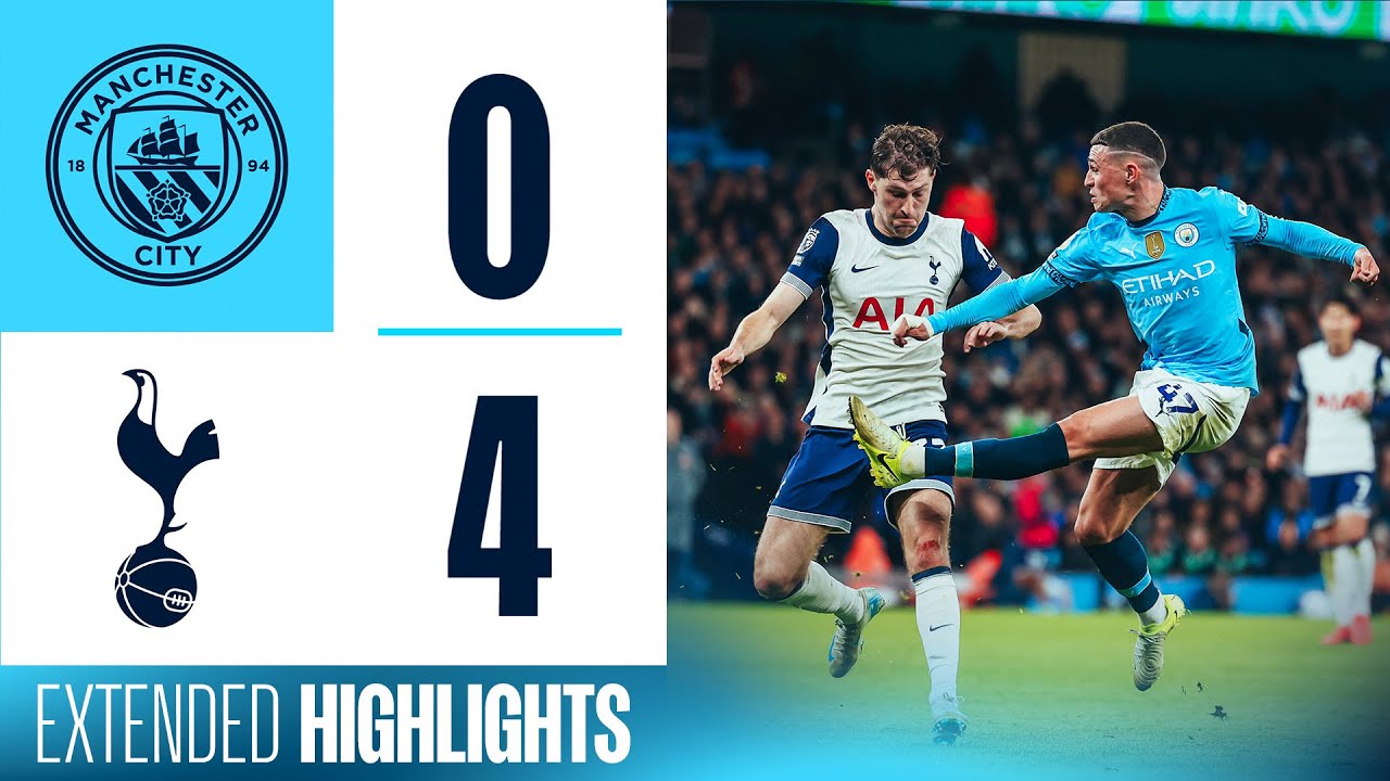 résumé en longue durée | man city 0 – 4 tottenham | défaite à l’etihad