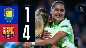 résumé : skn st. pÖlten 1 – 4 fc barcelona | uefa women’s champions league 🔵🔴