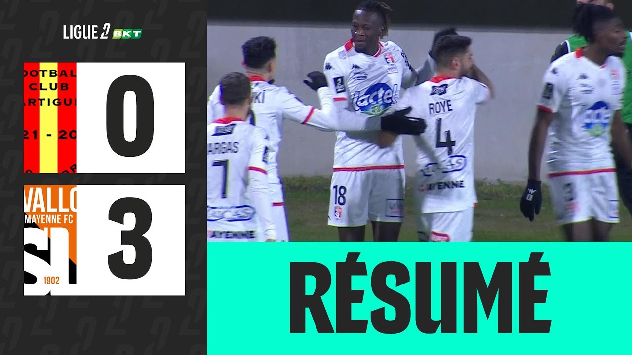 résumé vidéo : fc martigues vs stade lavallois mfc (0 3) – journée 14 de ligue 2 bkt 24/25