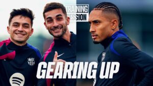 retours à l’entraînement des internationaux | fc barcelone 🔵🔴