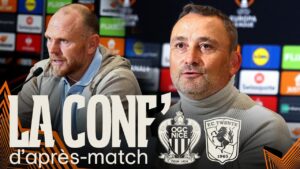 : revivez la conférence de presse après le match nul entre nice et twente