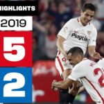 sevilla fc 5 2 real sociedad 2018/19 | resume comprehensif