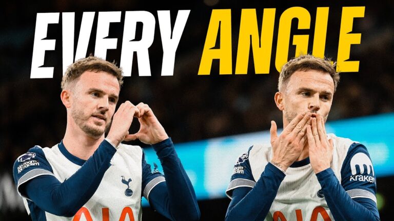 tous les angles du but exceptionnel de maddison | pass incroyable de kulusevski | man city 0 4 tottenham hotspur