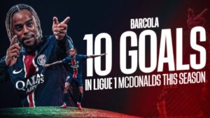 tous les buts de bradley barcola en ligue 1 cette saison ! ⚽️🔥