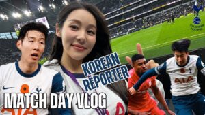 vlog matchday : reportage Éclatant d’un journaliste coréen sur le terrain !