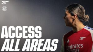 accès total aux coulisses | arsenal contre bayern munich (3 2) | nos buts, images inédites et exclusives coulisses | uwcl