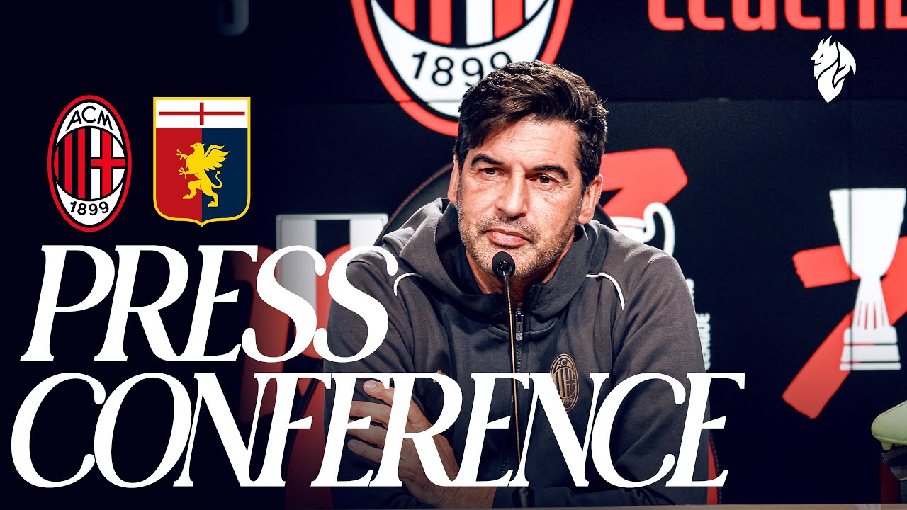 conférence de presse de l’entraîneur fonseca à la veille du match contre le genoa